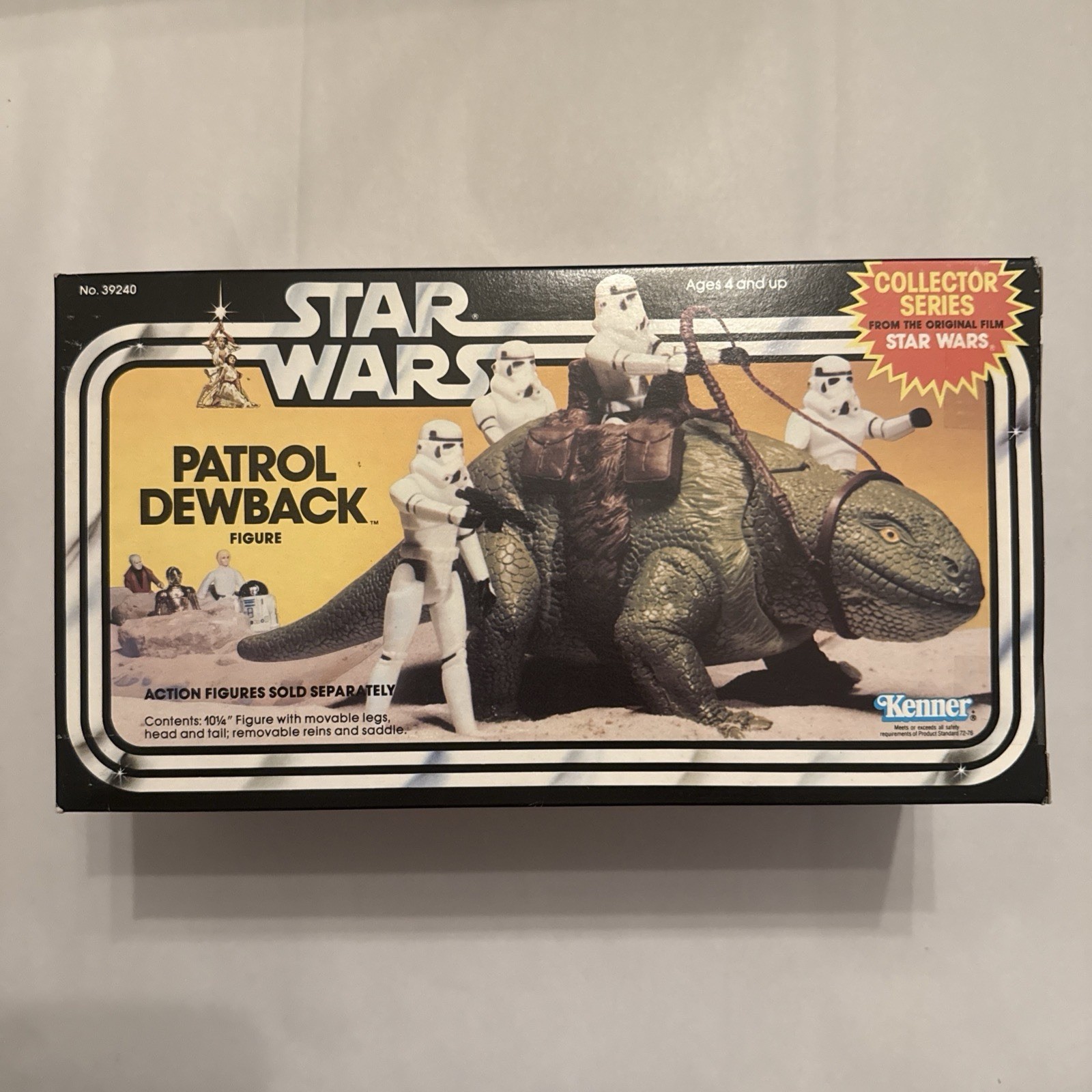 Star Wars Collector Series Patrol Dewback Collector series MISB sigillato quasi come nuovo