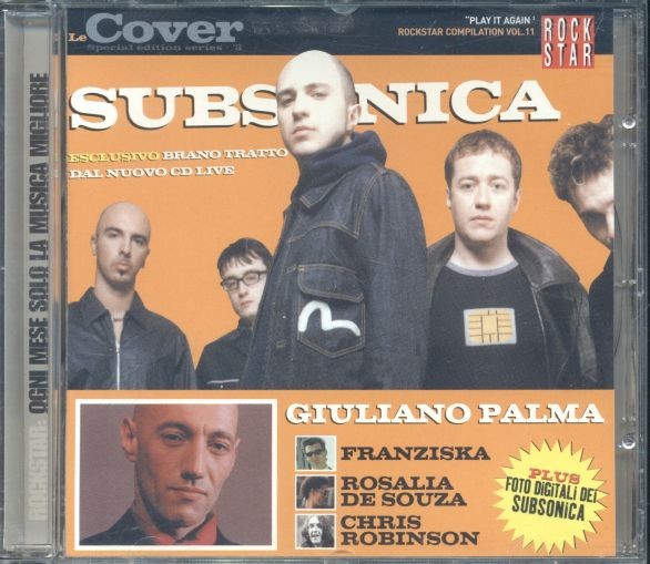 Rockstar Compilation - Subsonica/Giuliano Palma/Chris Robinson Cd Perfetto Mint