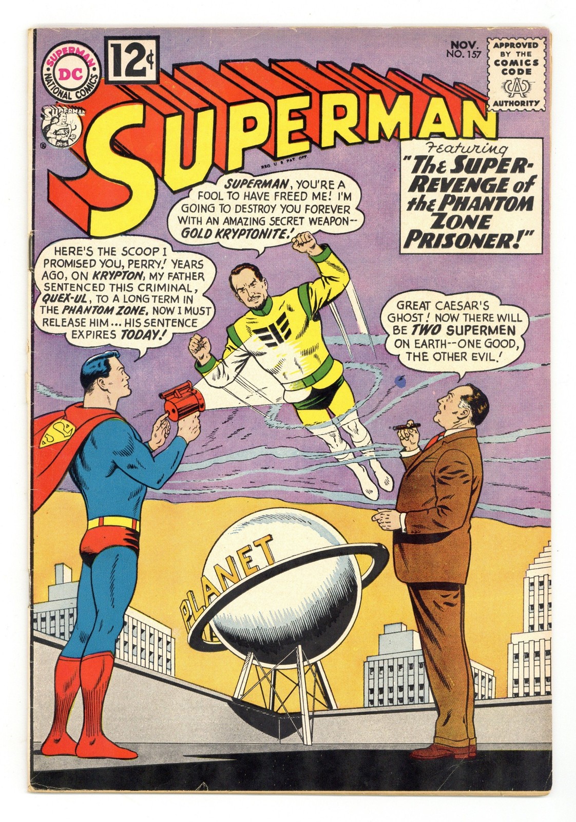 Superman #157 VG- 3.5 1962