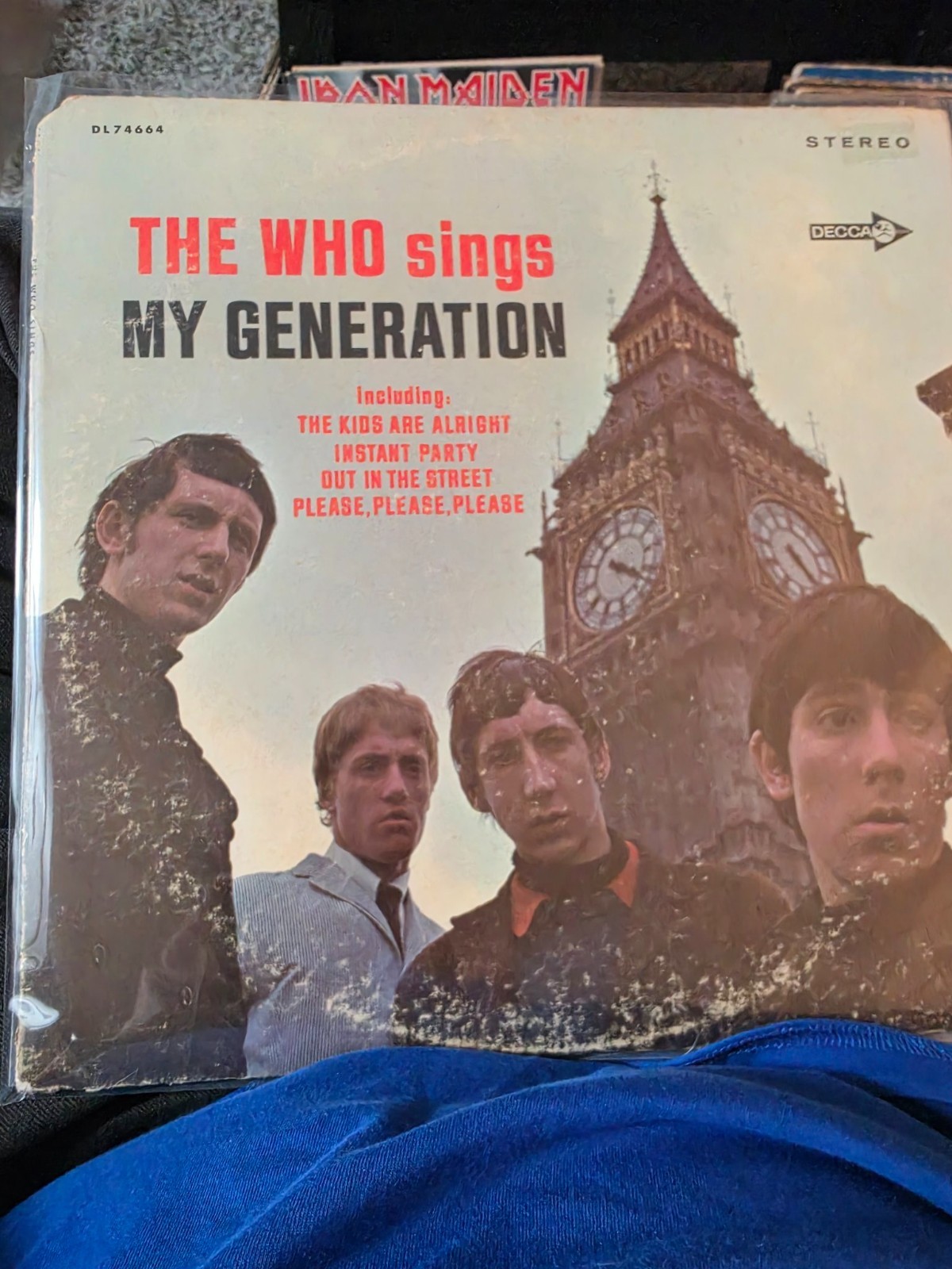 The Who Sings My Generation LP 1966 Decca DL 74664 Stereo Vinyl NM