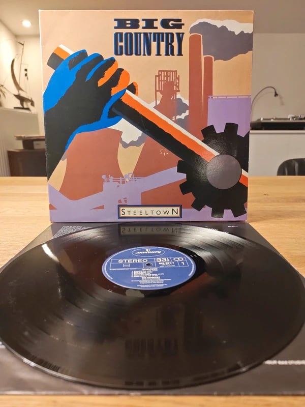 🎶 LP Big Country 🎶 Steeltown 🎶 Album 33t Vinyl Record