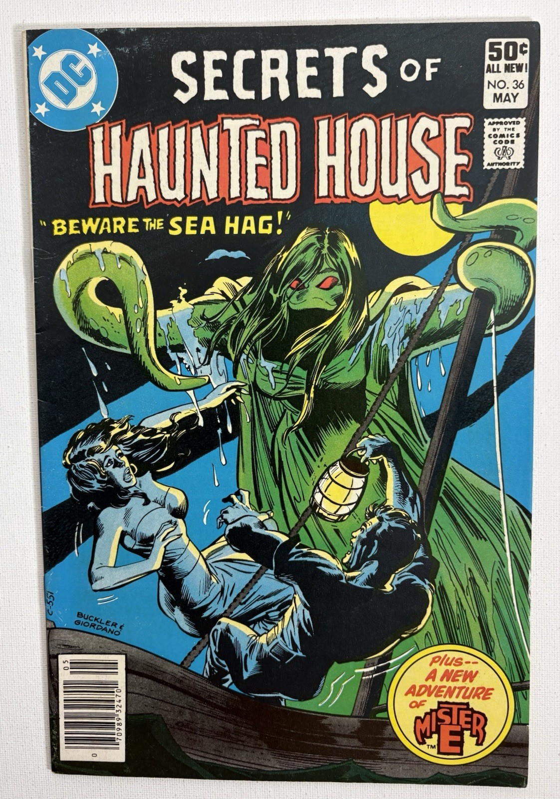 Secrets Of Haunted House #36 (1981) - Sea Hag-gy Bronze-Age D.C. Horror!