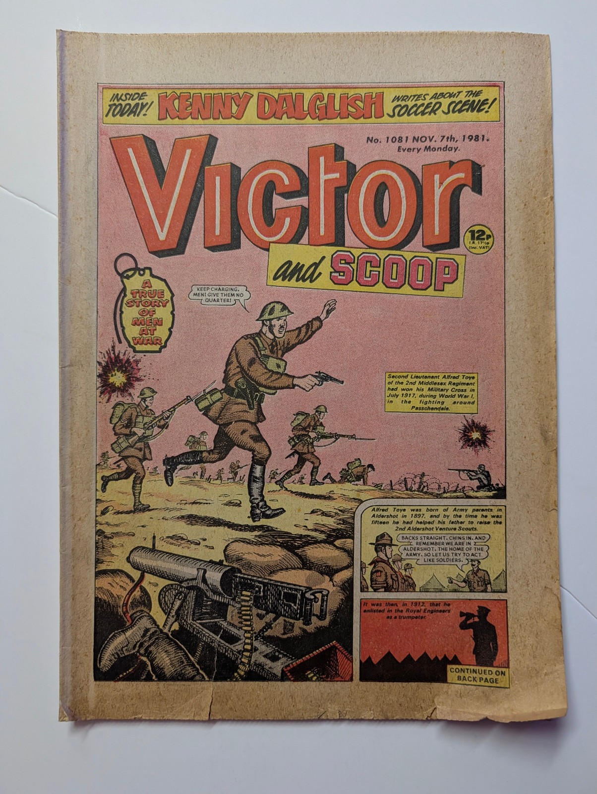 The Victor and Scoop Comic, No 1081, November 7th 1981.
