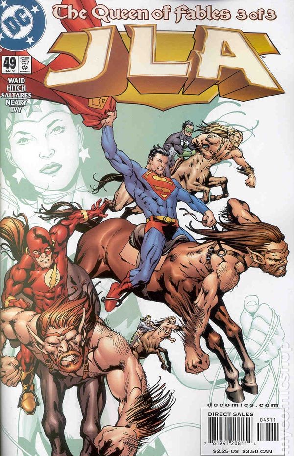 JLA #49 VF 2001 Immagine Stock