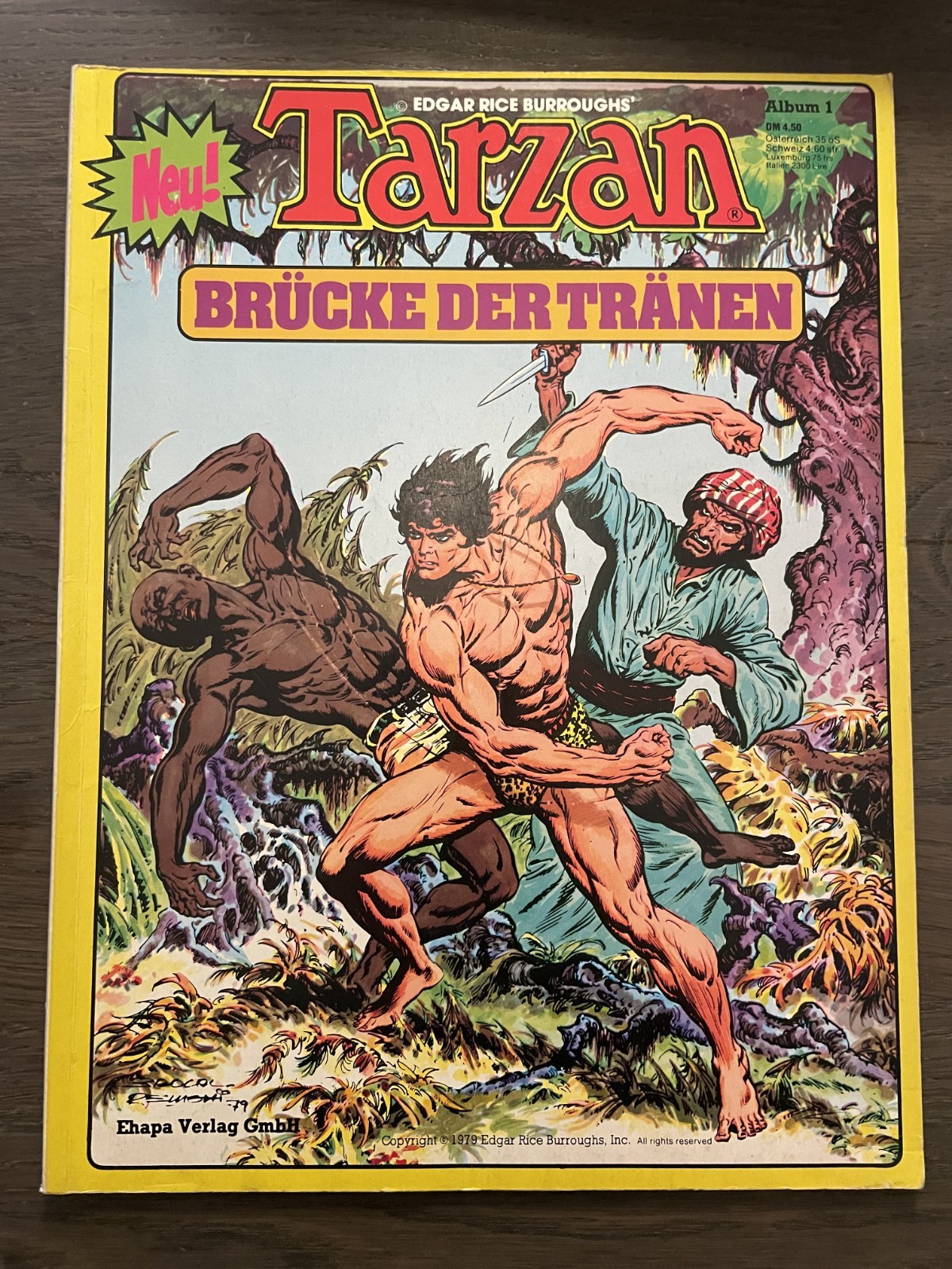 TARZAN EHAPA EDITORE ALBUM 1 - PONTE DI LACRIME
