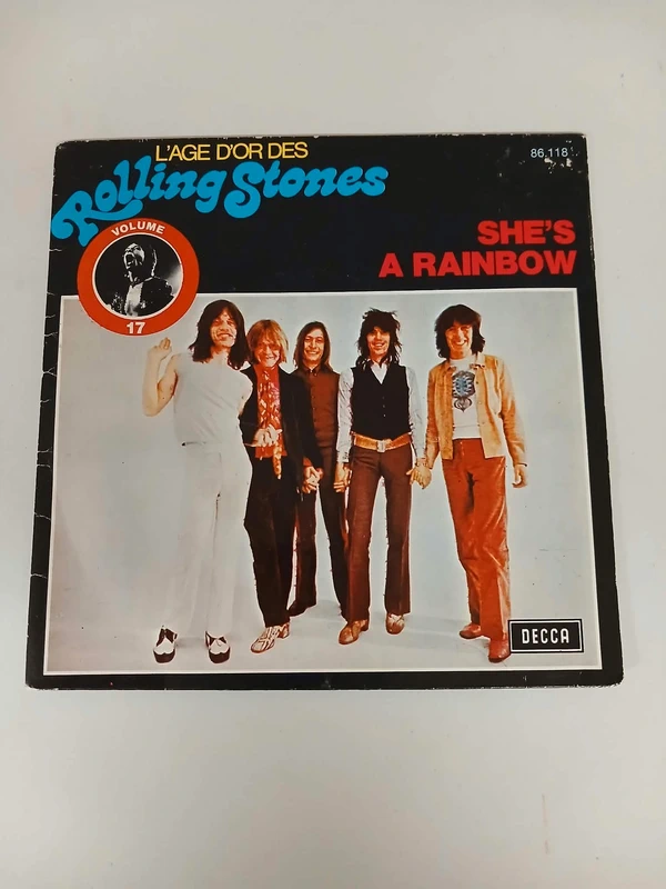 45 giri vinile Rolling stones She's a rainbow
