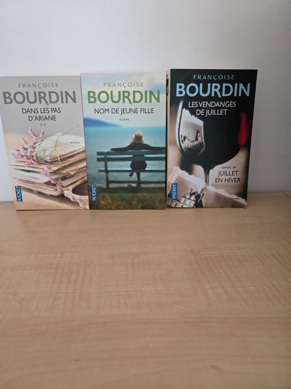 Lot de 4 romans de Françoise Bourdin