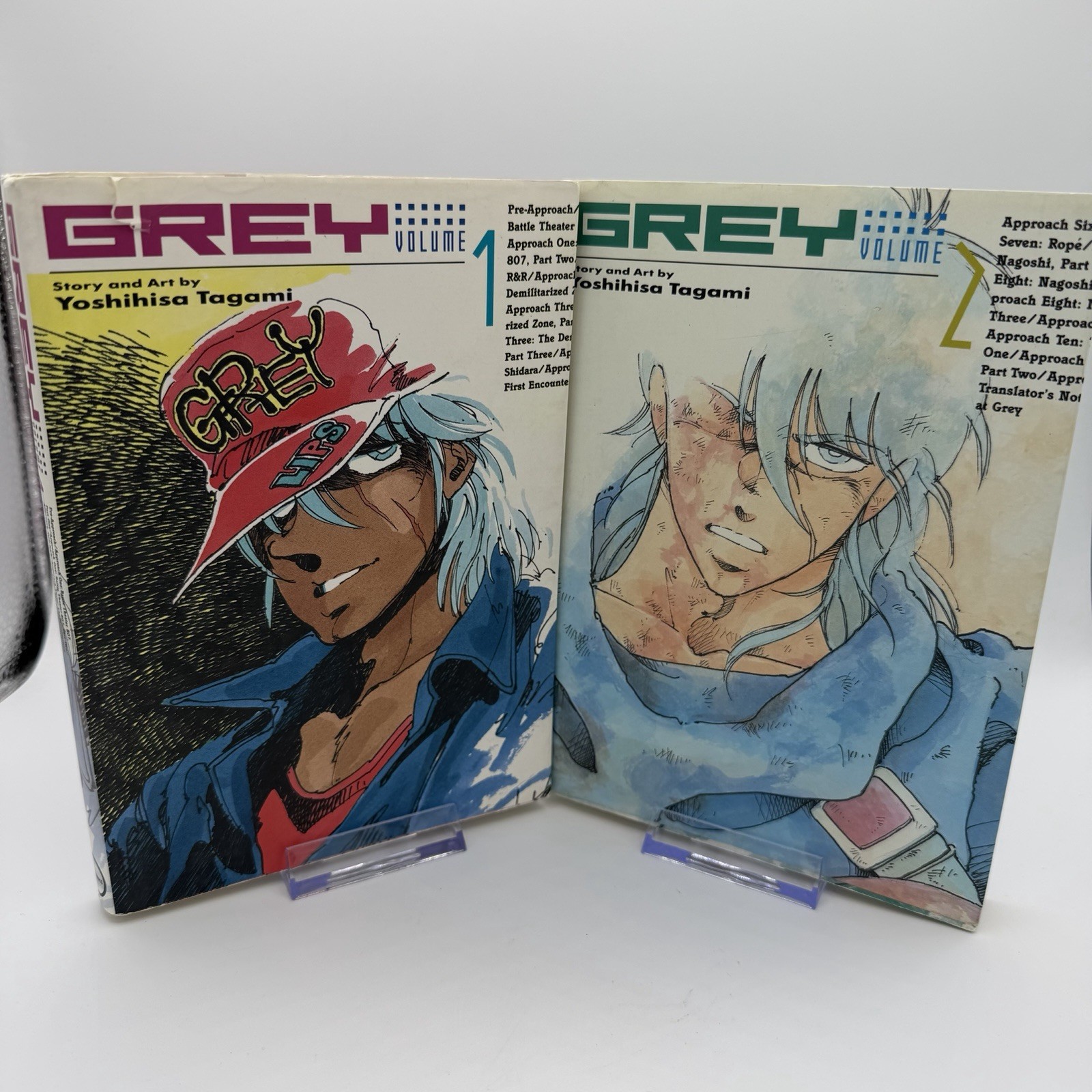Manga grigio volumi 1 e 2 Yoshihisa Tagami Viz graphic novel brossura Z9