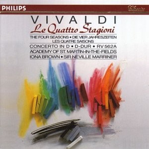 VIVALDI BROWN MARRINER - 4 Seasons - CD - **Excellent Condition**