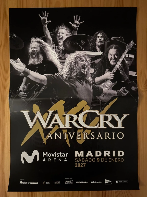 Poster Warcry XXV Aniversario