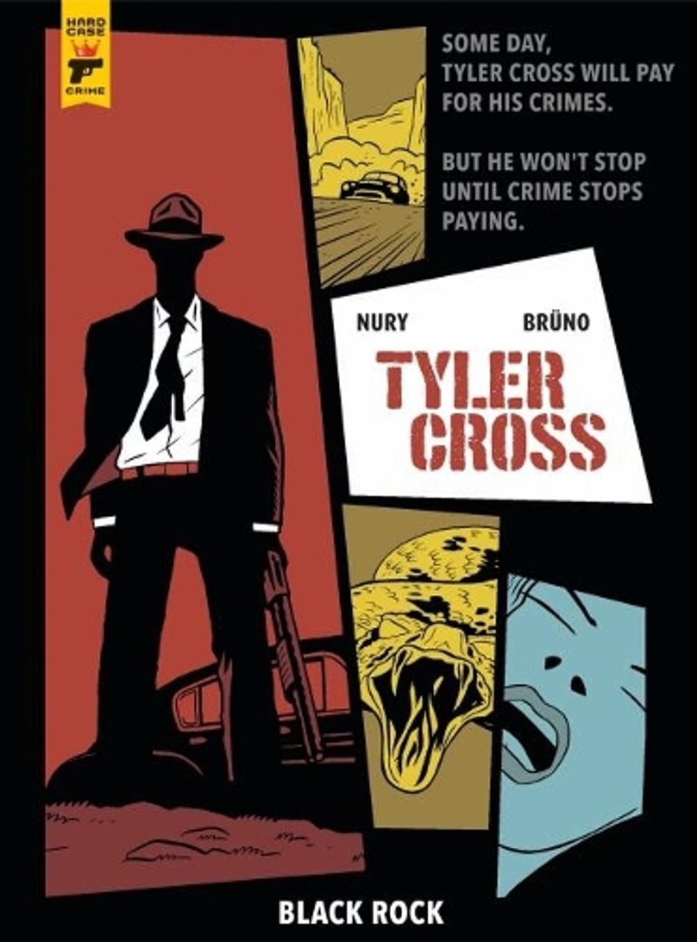 Tyler Cross: Black Rock di Fabien Nury (inglese) libro con copertina rigida