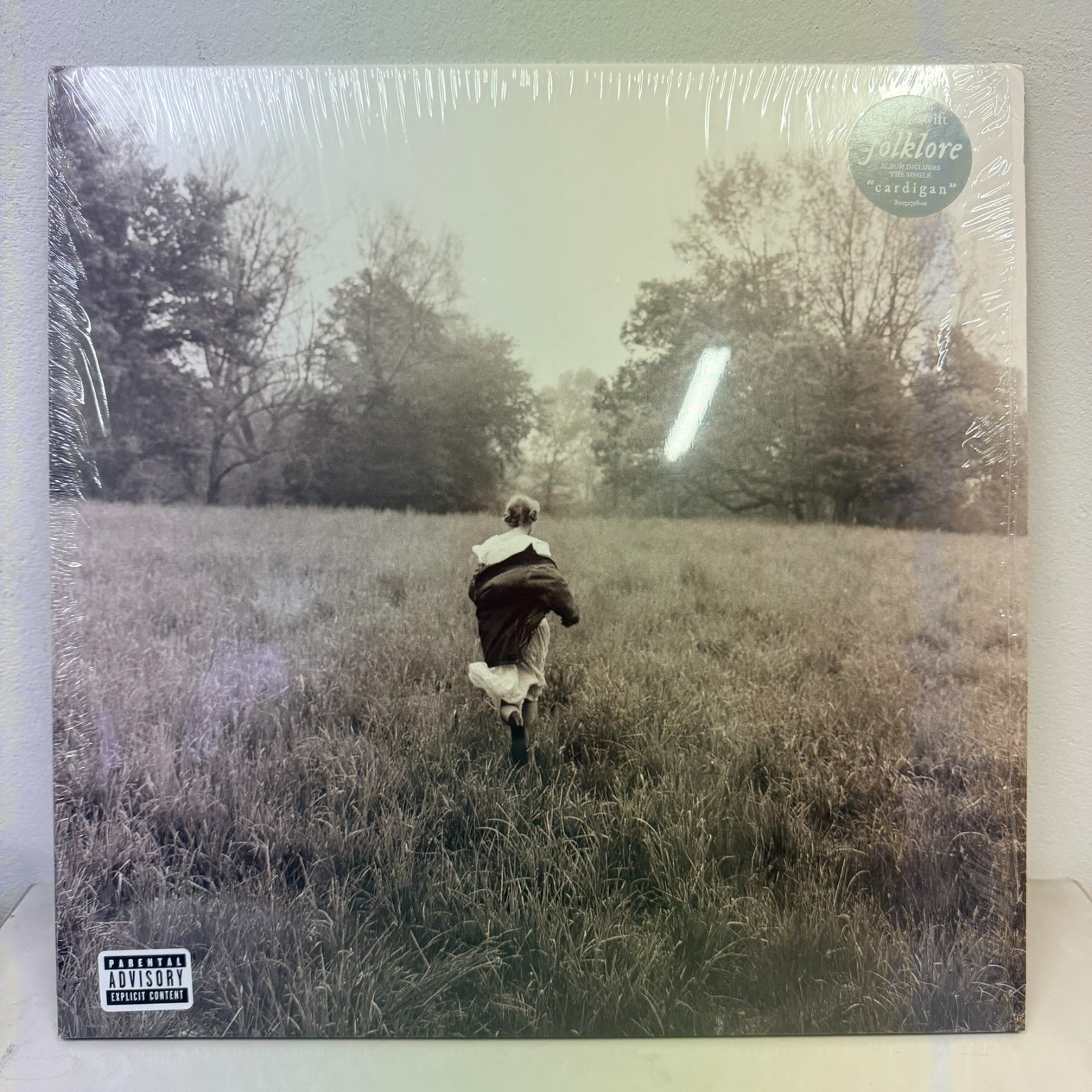 Taylor Swift Folklore Running Like Water LP Silver