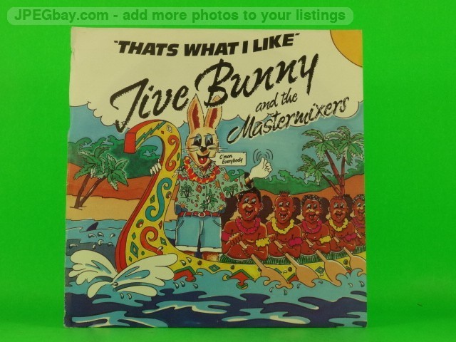 JIVE BUNNY THAT'S WHAT I LIKE (PICTURE SLEEVE) (137) 7" MUSIC FACTORY
