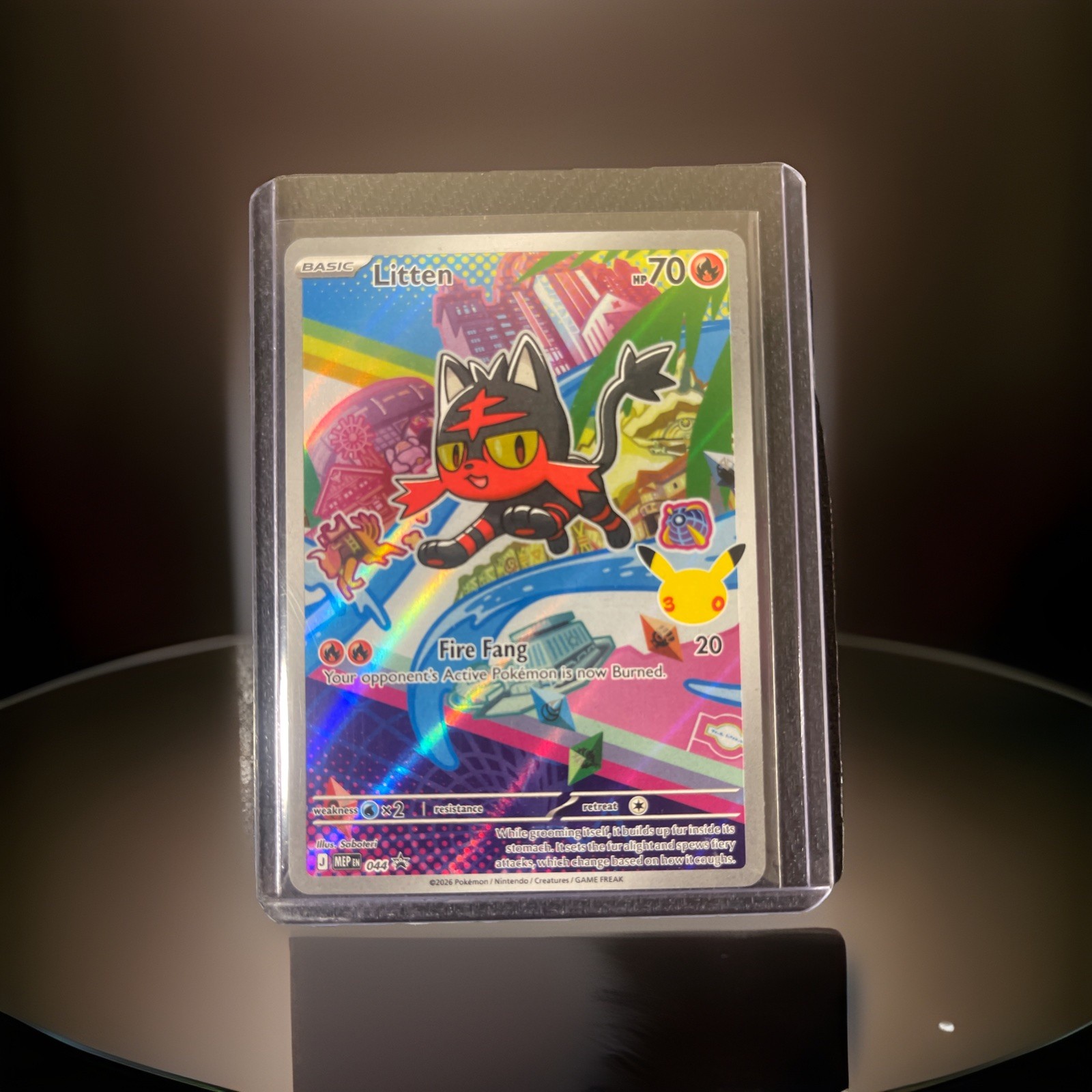 Litten 044 Me: Mega Evolution Promo Holo