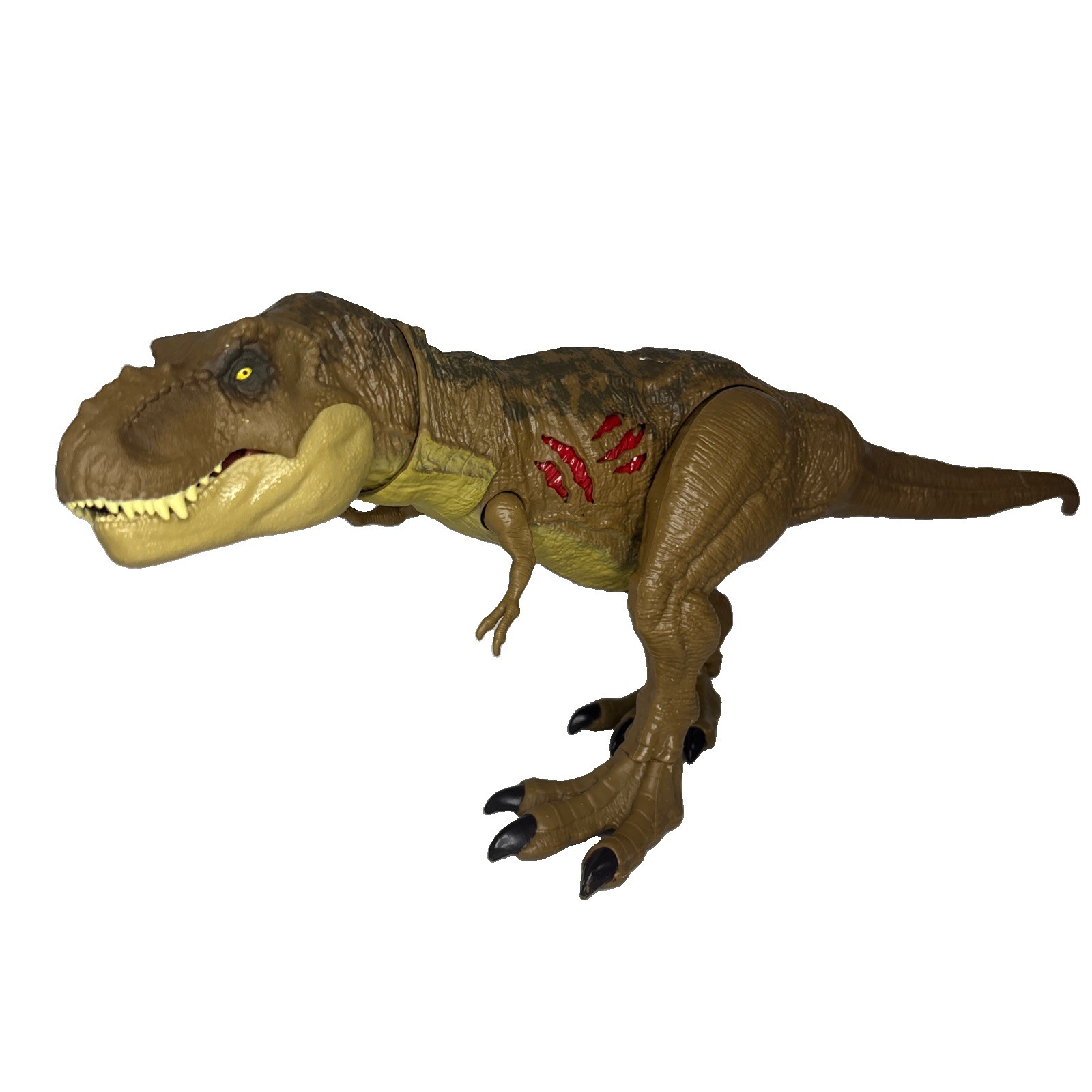 Jurassic World Extreme Damage Tyrannosaurus Rex Camp Dinosaur Toy T-Rex Posable