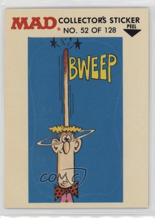 Adesivi Fleer Mad 1983 Bweep #52 6f8