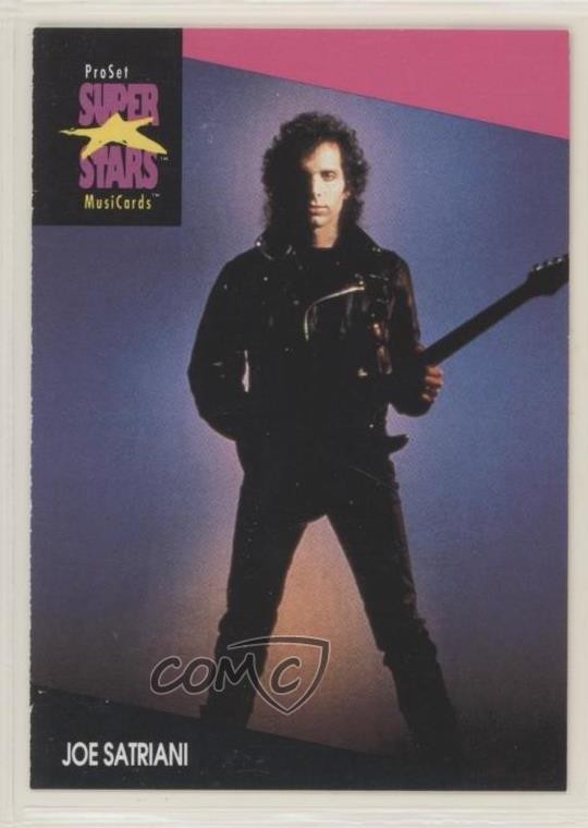 1991-92 Pro Set Super Stars MusiCards Joe Satriani #231 oi7