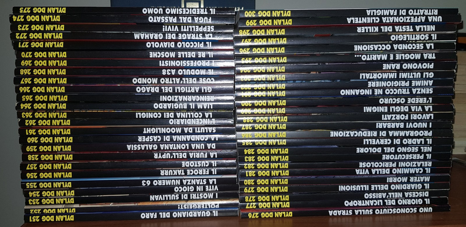 DYLAN DOG Prima edizione sequenza da 251 a 300 completa ottimi