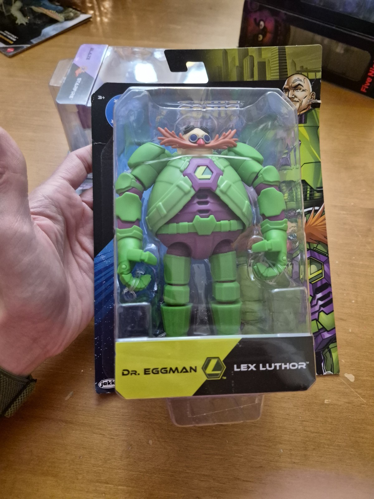Sonic the Hedgehog DC DR EGGMAN LEX LUTHOR 5 inch Figure Jakks Pacific 2026 READ