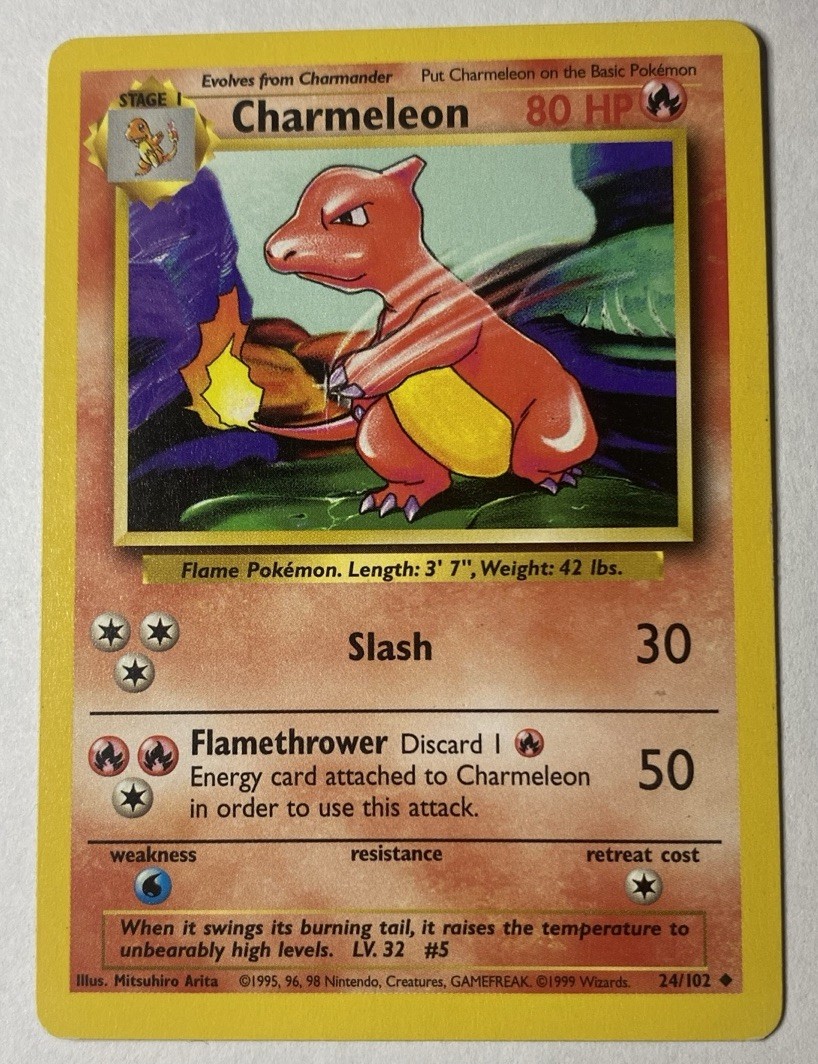 Charmeleon 24/102 - Set Base Illimitato - Pokémon TCG