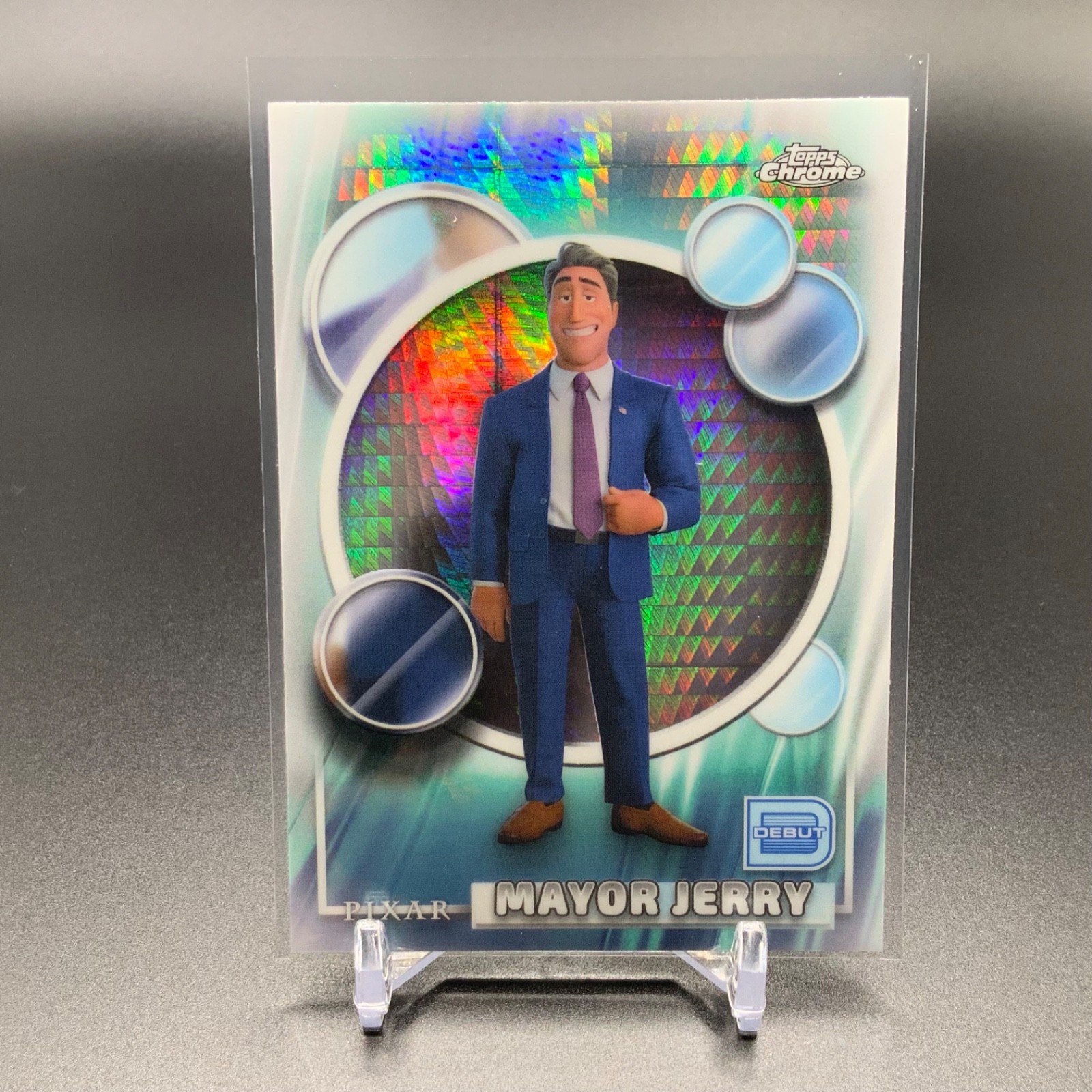 2026 Topps Chrome Disney #112 Mayor Jerry Prism Refractor TTC7941