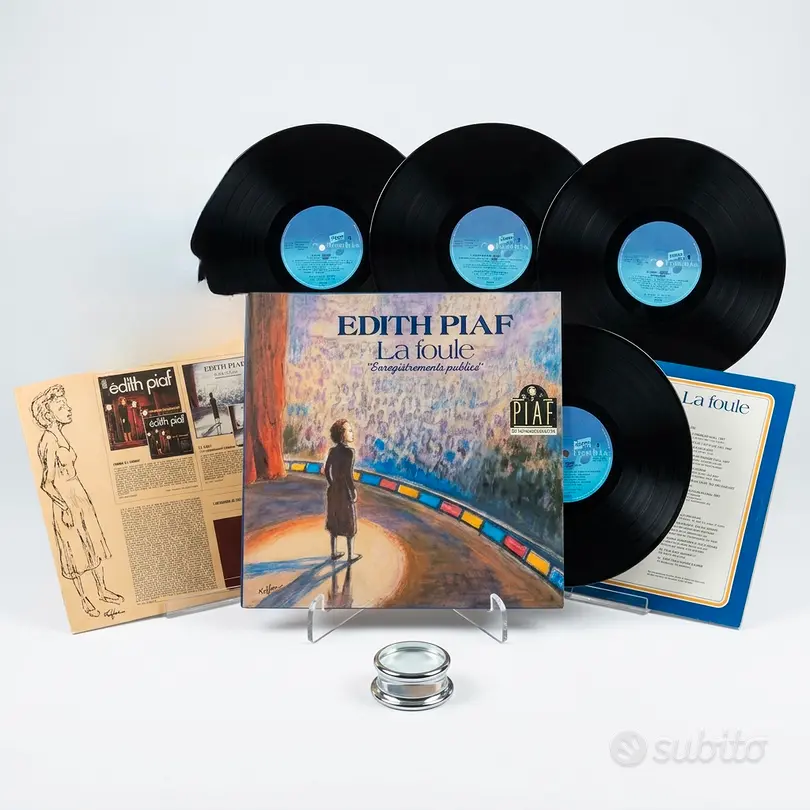Edith Piaf - Box 4 LP La Foule (1978)