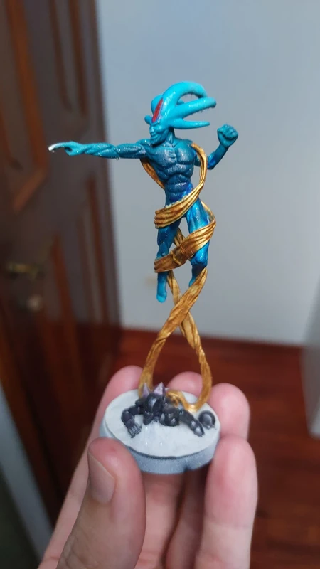 warhammer 40000 necrons C'tan Shard of The Deceiver peinte resin