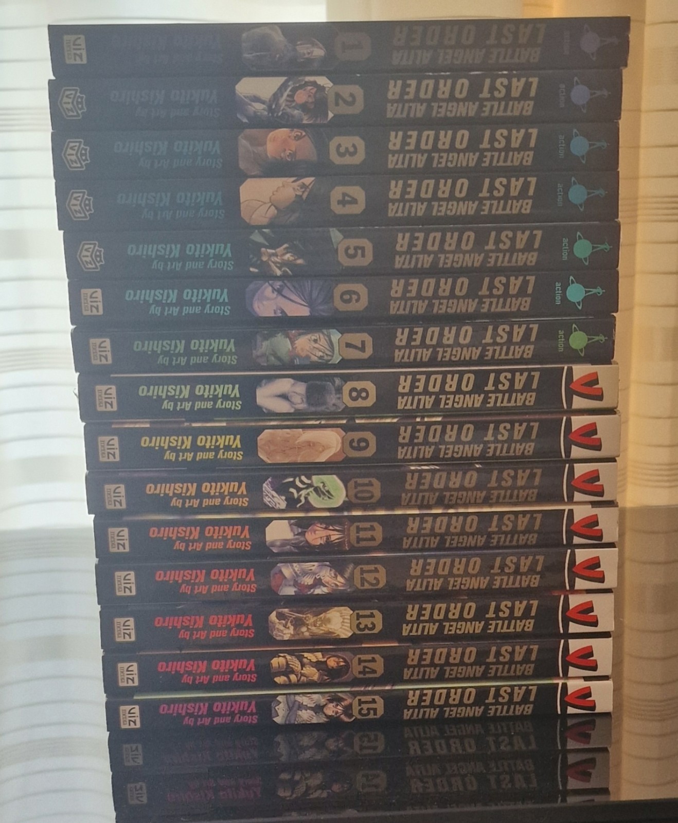Battle Angel Alita last order volumes 1-15 manga  Yukito Kishiro Super Rare
