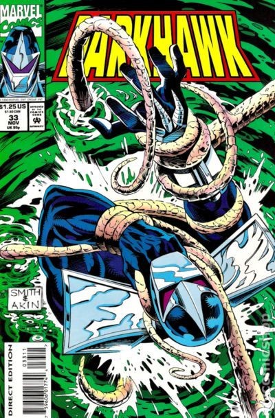 Darkhawk #33 VF 1993 immagine stock