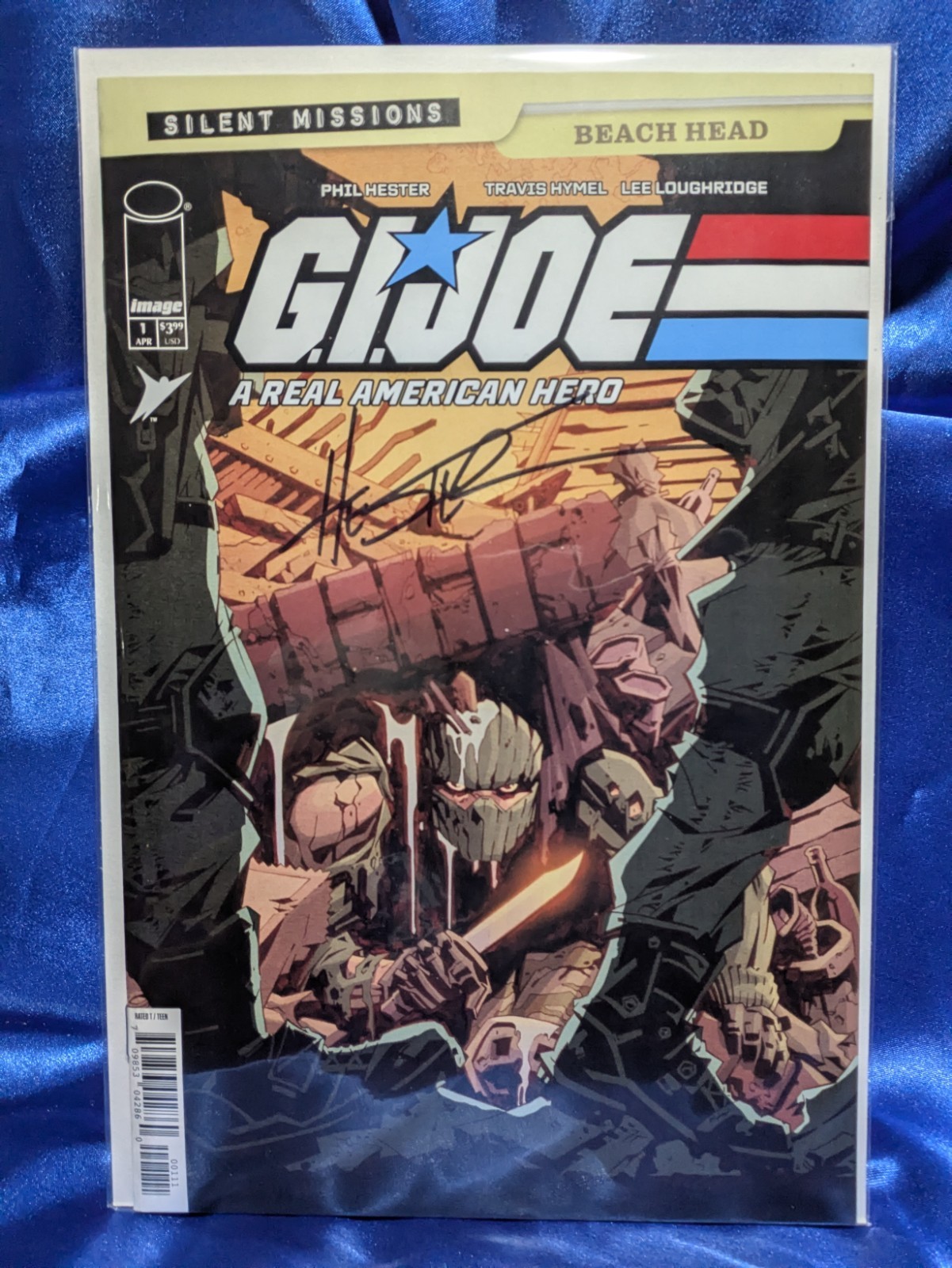 *Signed By Phil Hester* G.I. Joe A Real American Hero Beach Head #1 Cover A