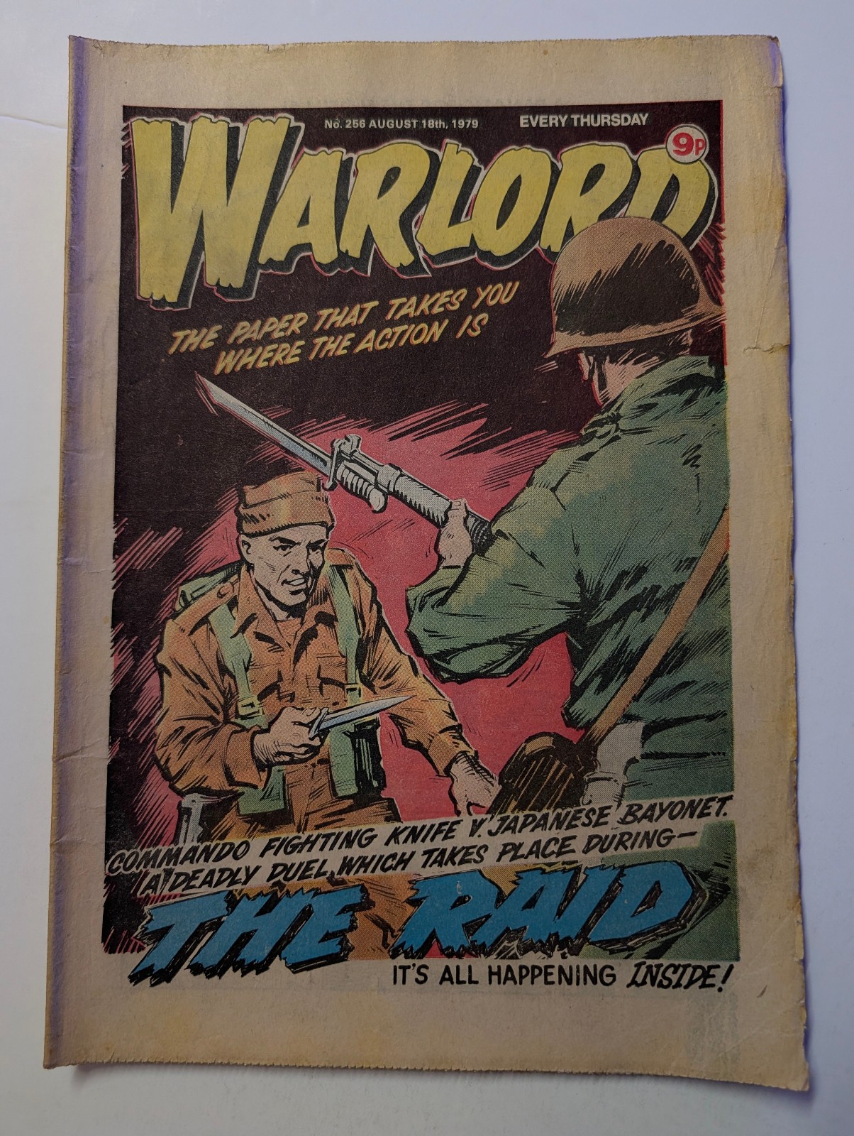 Warlord Comic No 256, August 18th 1979.