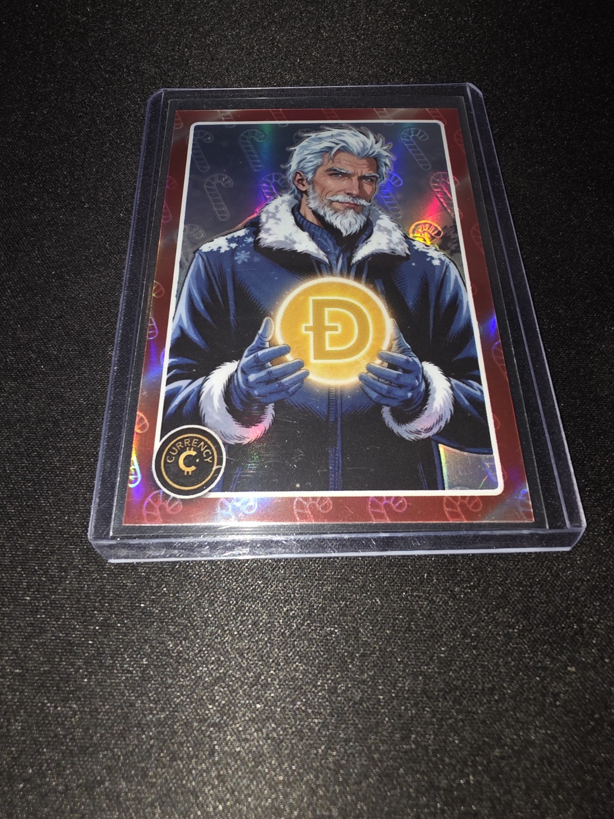 Cardsmiths Valuta Vacanze 2025 Dogecoin Candycane Parallelo 15/30