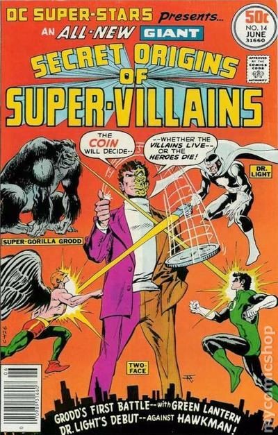 DC Super Stars #14 VG- 3.5 1977 immagine stock basso grado