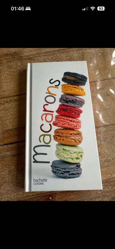 Livre de recettes de macarons