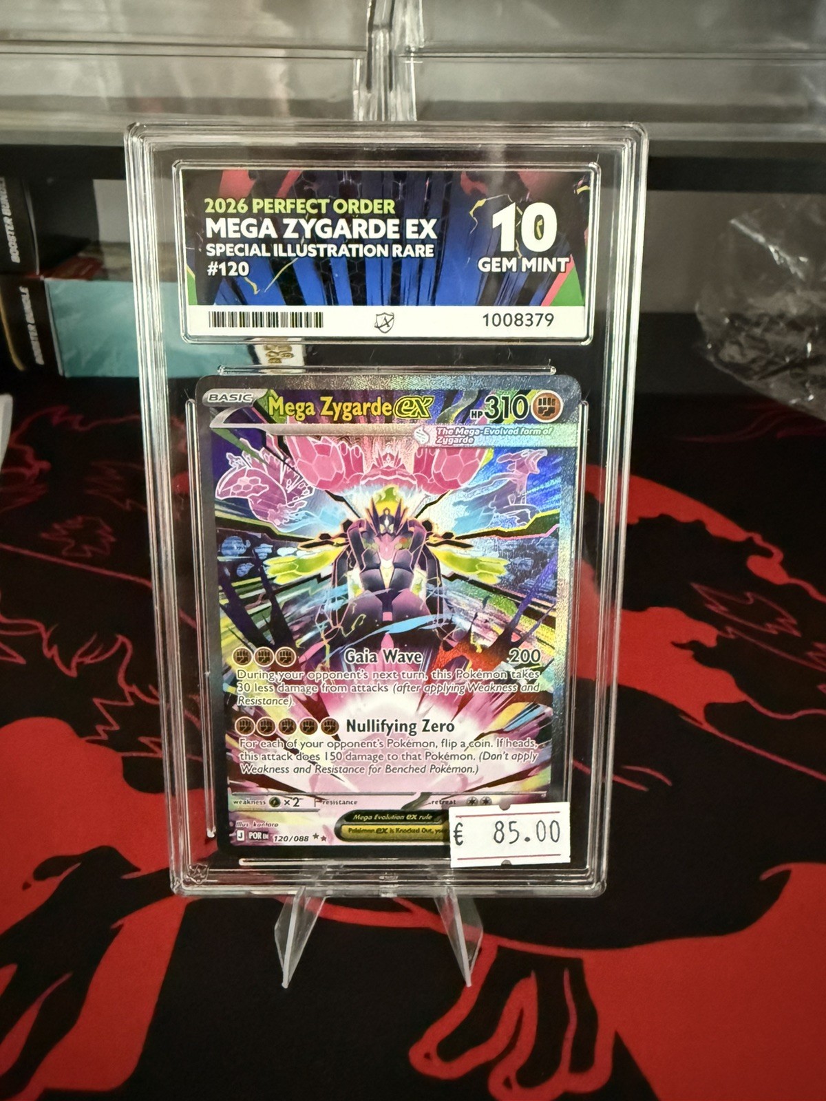 Pokémon TCG Mega Zygarde EX 120/088 SIR Perfect Order ACE 10 perfect subs