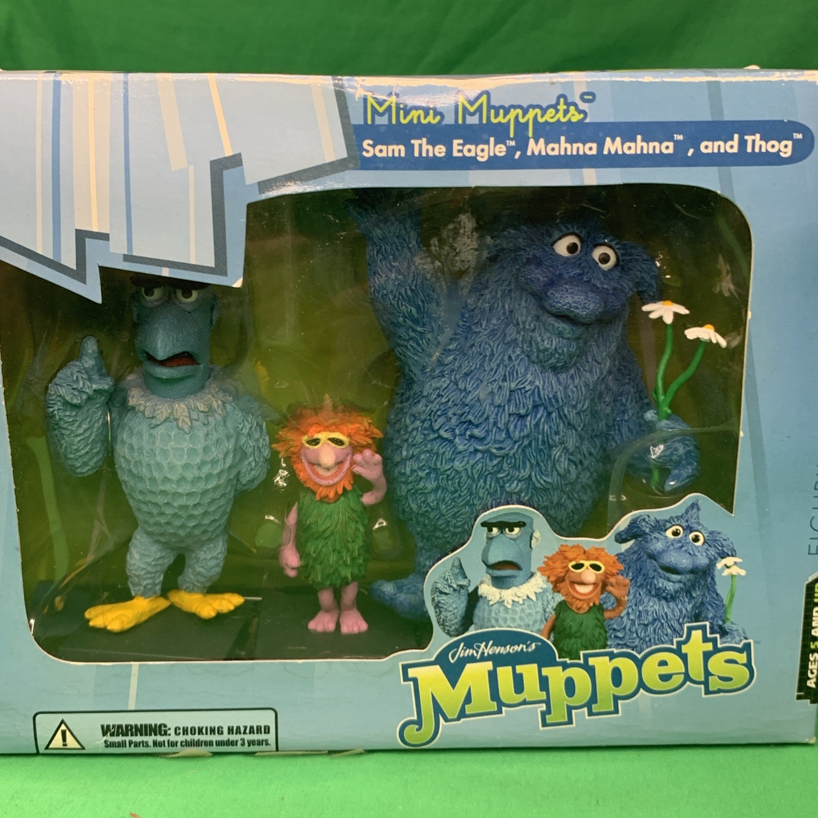 Palisades The Muppets Mini Muppets Sam Eagle Mahna Mahna And Thog Figure Set