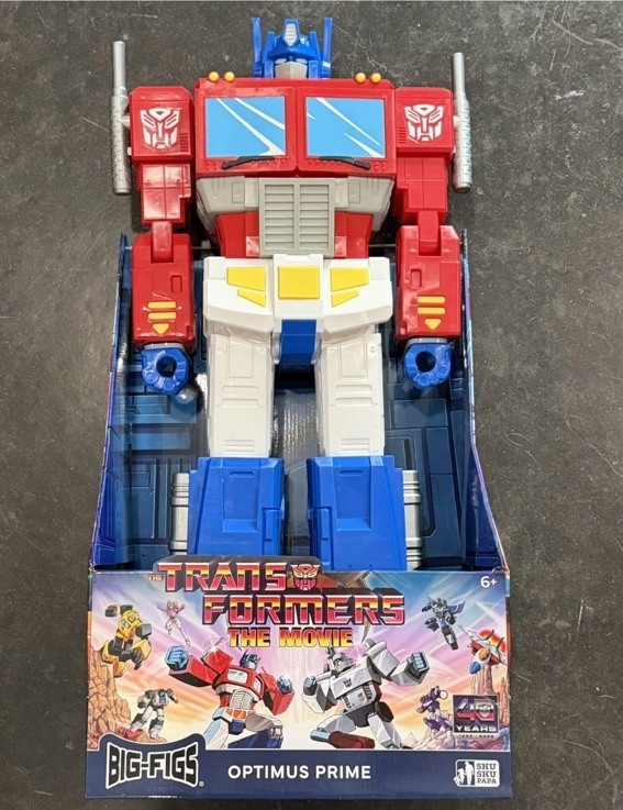G1 Transformers BIG-FIGS Optimus Prime 30" Modellino Bersaglio ESCLUSIVO SIGILLATO