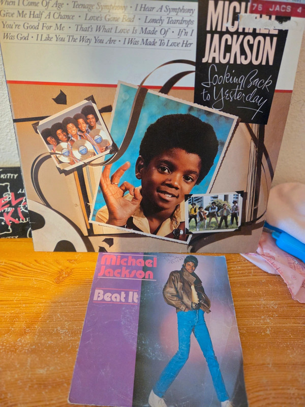 2 vinyles michael jackson