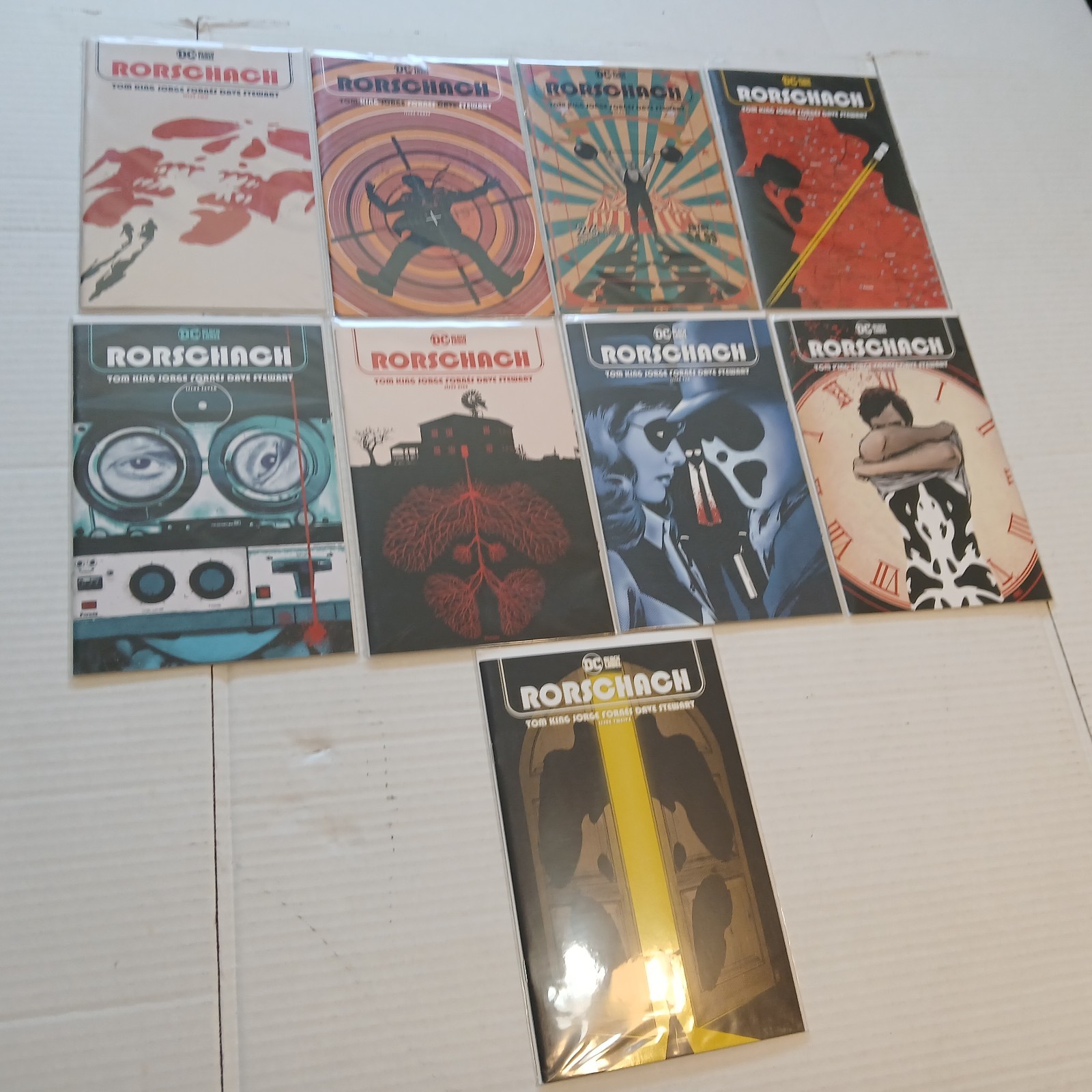 Lotto fumetti Rorschach King Fornes Stewart DC - 2 3 4 6 7 9 10 11 12