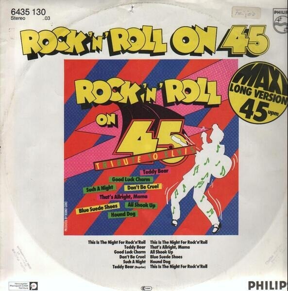Rock 'n' Roll On 45 Tribute To Elvis - Singolo Vinile 12'' 45 Giri