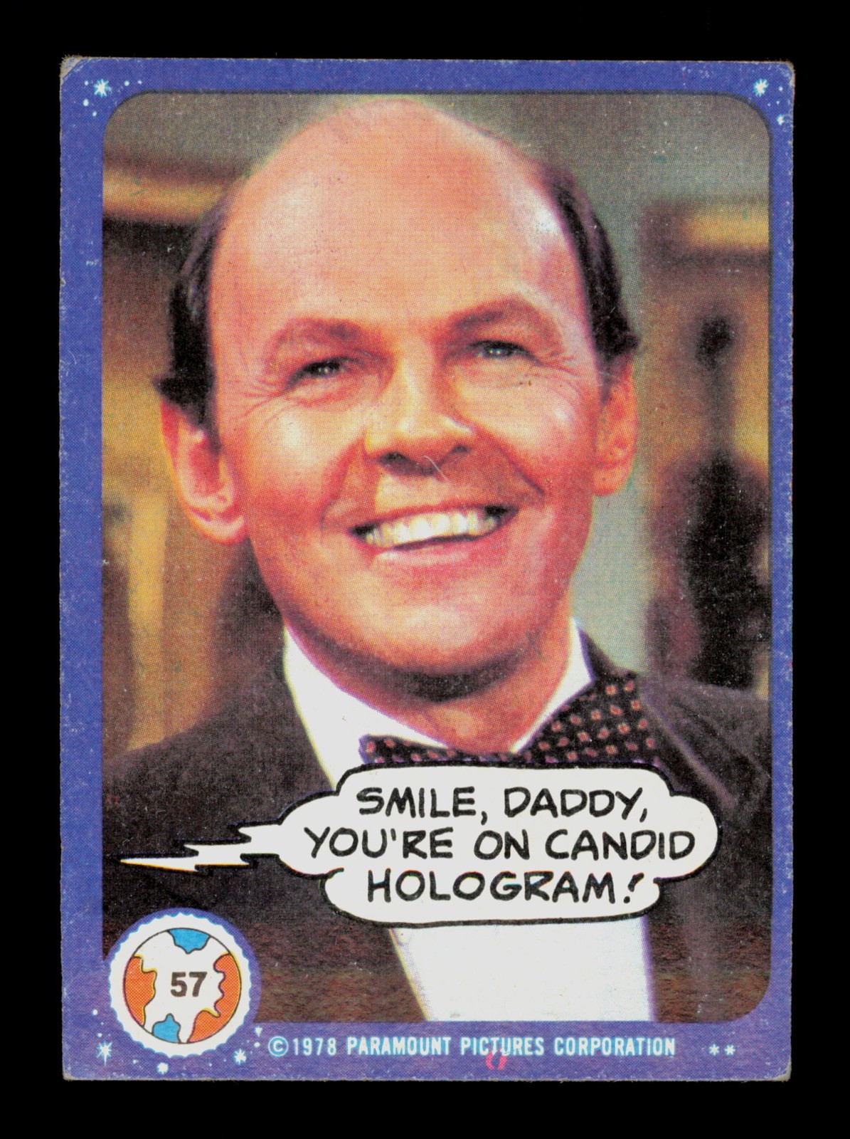 Smile Daddy You're 57 Mork & Mindy 1978 Trading Card TCG