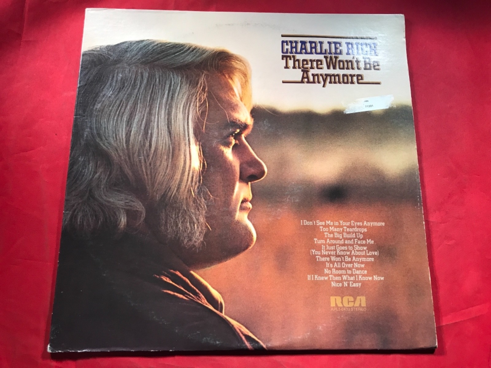 X-31 CHARLIE RICH There Won’t Be Anymore - APL1-0433 -  1974 - RECORD - COUNTRY