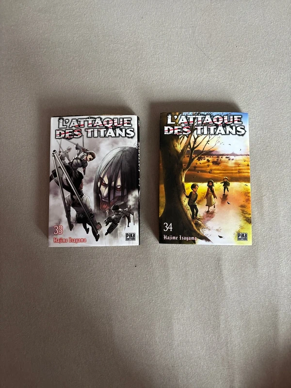 L’attaque des titans tome 33 et 34