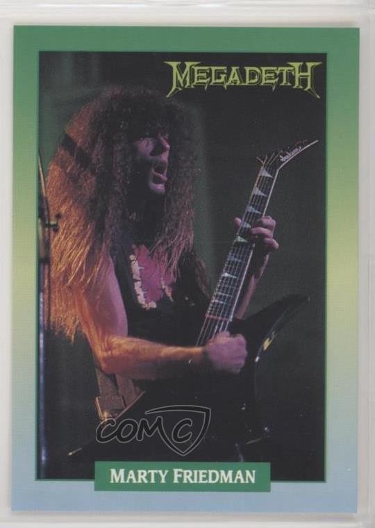 1991 Brockum RockCards Marty Friedman #38 0w6