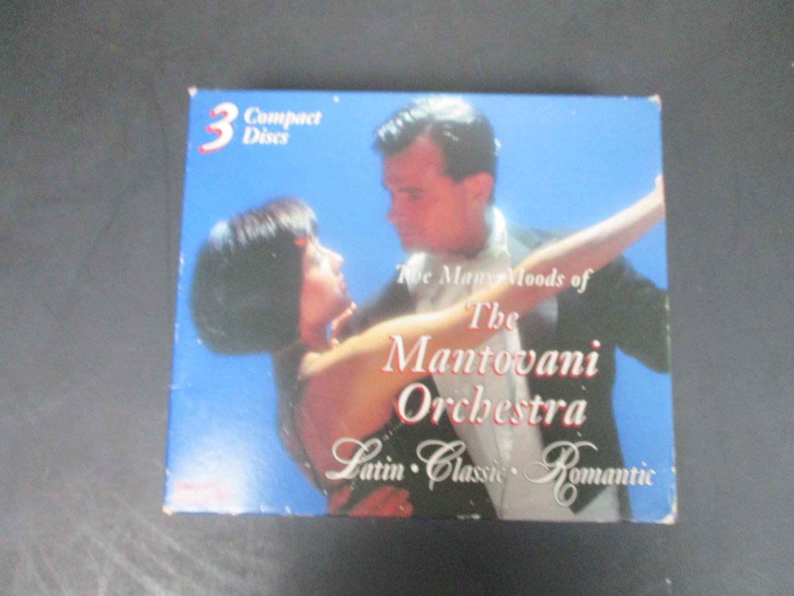 Mantovani Orchestra The Many Moods 3 CD Set Latin Classic Romantic 1995 Madacy