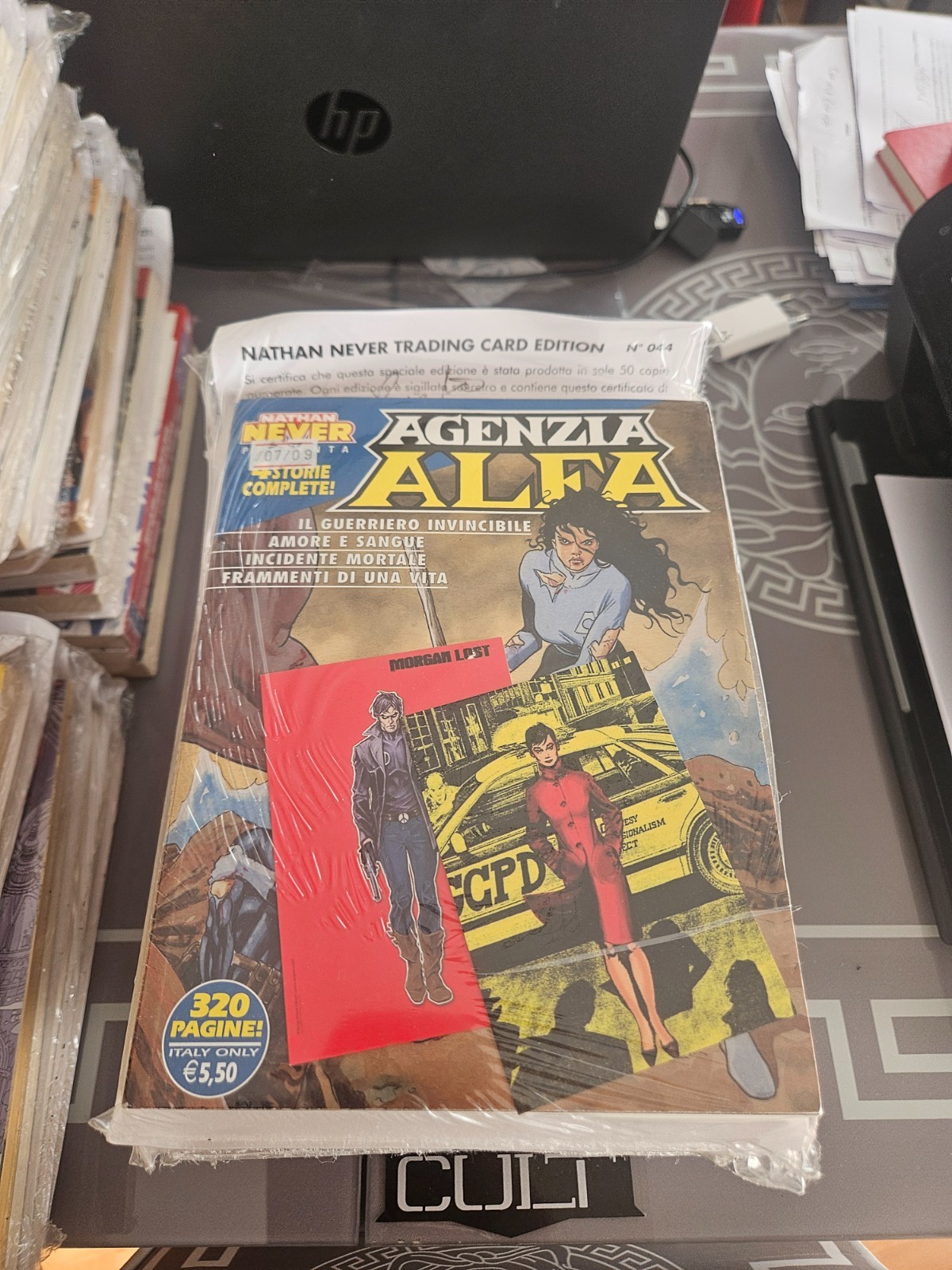 AGENZIA ALFA N 12 CON  TRADING CARD EDITION