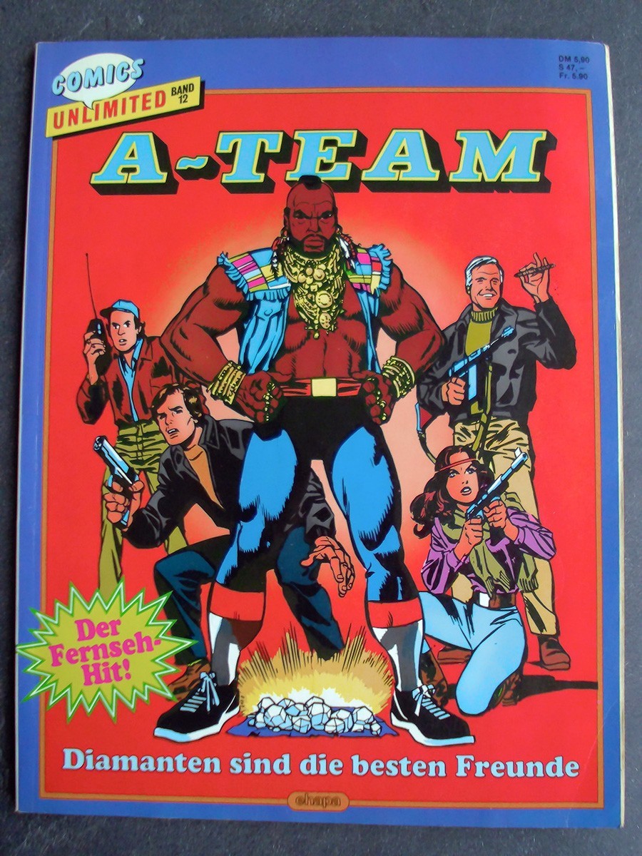 Comics Unlimited 12 - A-Team (1987) Marie Severin/Hulk, Mr. T