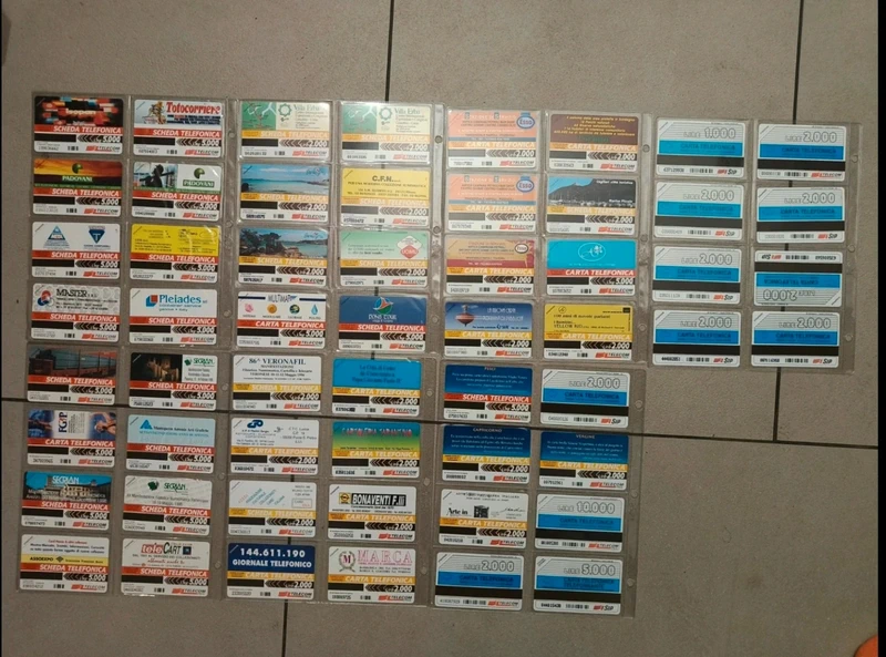 Lotto 56 schede telefoniche nuove
