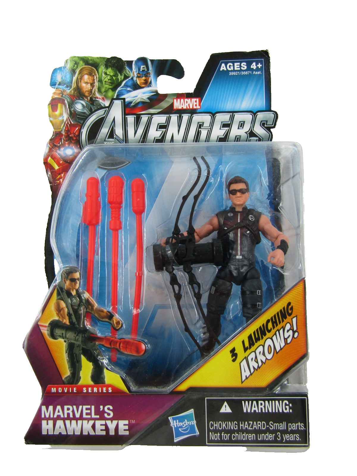 Marvel Avengers Movie Series Marvels Hawkeye Figure Hasbro Sealed New 