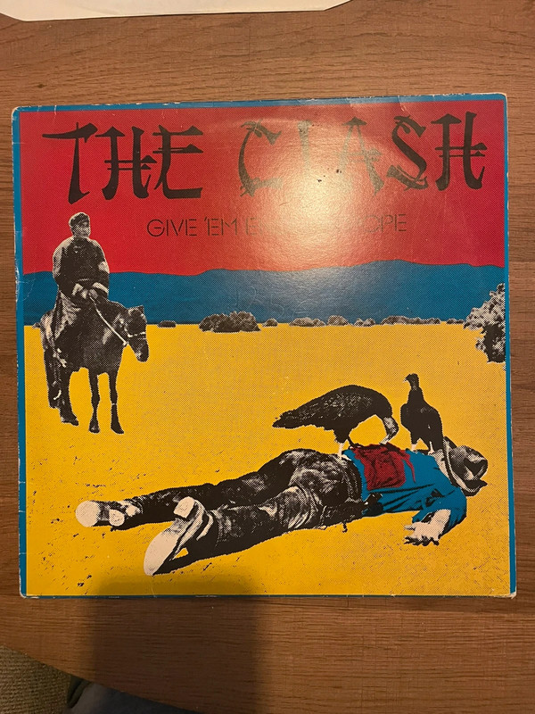 Vinyle the clash give´em enough rope